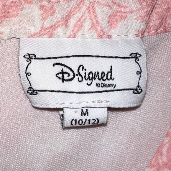 Disney D-Signed Beauty and the Beast Girls Brocade Chiffon Ruffle Tank Dress - Picture 3 of 13